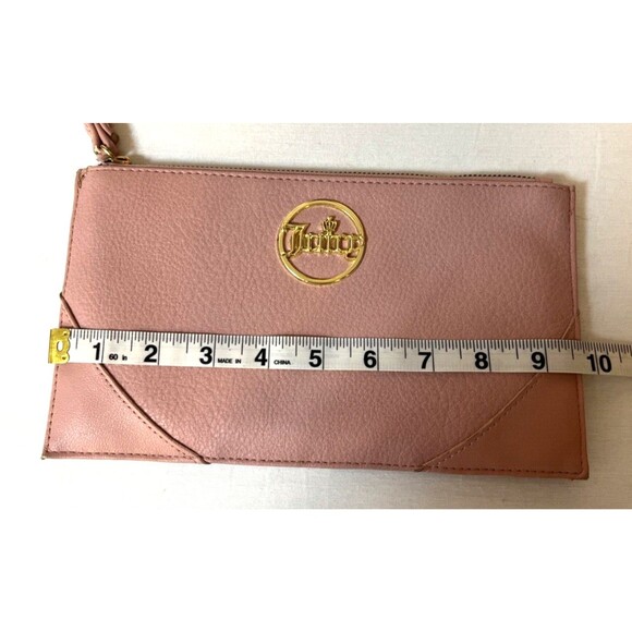 Juicy Couture Taffy Crown Fits Wristlet Pink with Gold Tone Accents NWOT - Picture 9 of 10